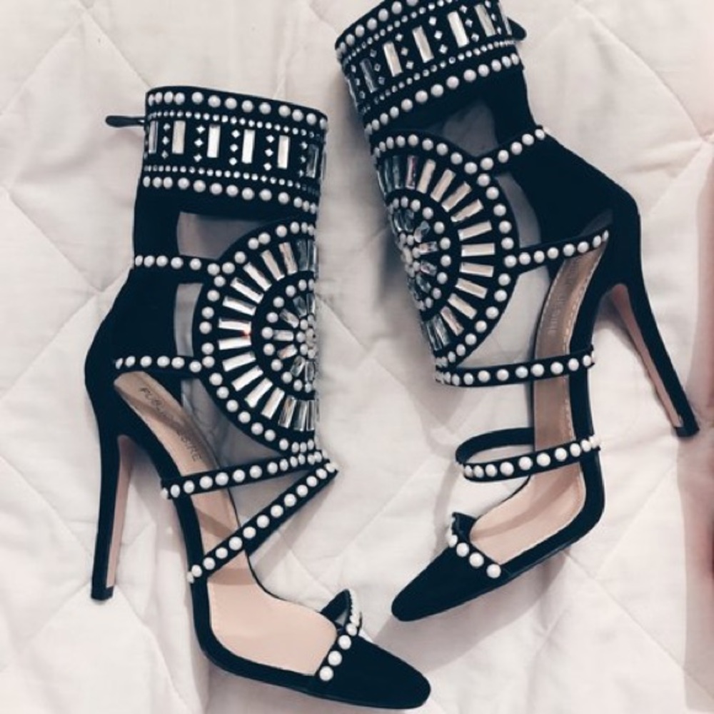 Public Desire LA Black heels